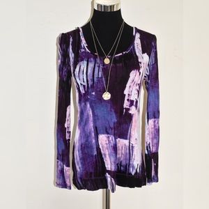 Vera Wang Abstract Shirt